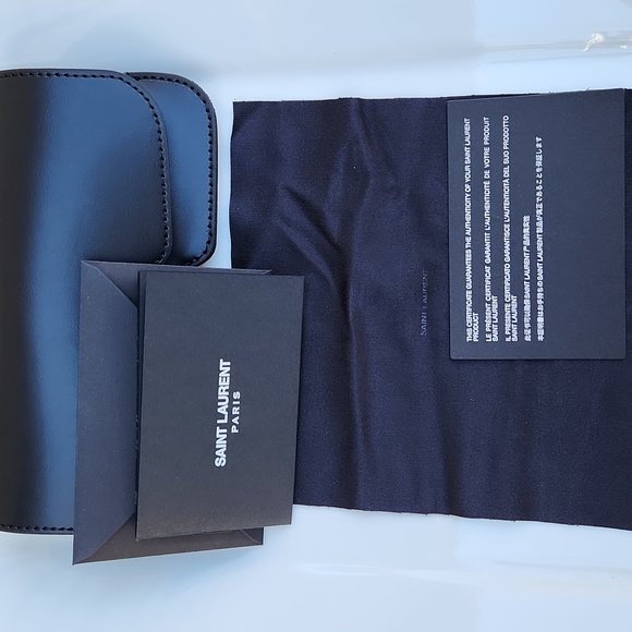 Nwt Saint Laurent 56MM Oval Cat Eye Sunglasses - Picture 13 of 15